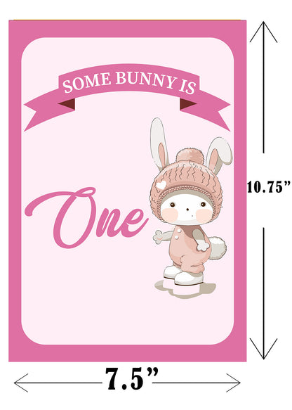 Some Bunny Is One Birthday Paper Door Banner for Wall Decoration