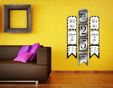 25th Anniversary Party Paper Door Banner for Wall Decoration 
