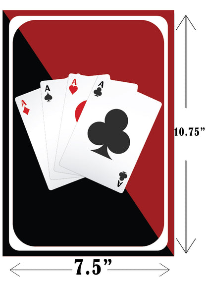 Casino/Card Party Banner For Wall Decoration