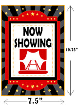Movie Night Theme Paper Door Banner for Wall Decoration