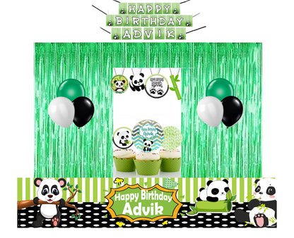 Panda Theme Birthday Party Decoration Kit