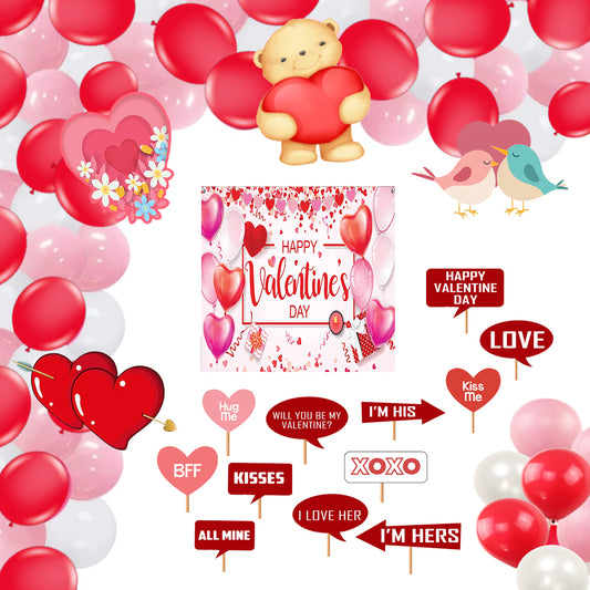 Valentine Party Decorations Complete Set