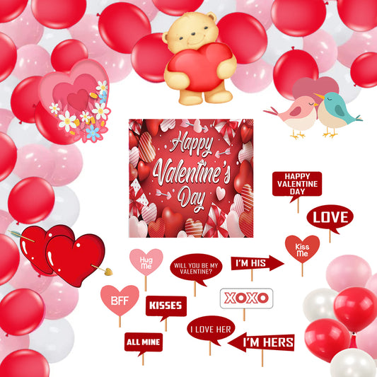 Valentine Party Decorations Complete Set