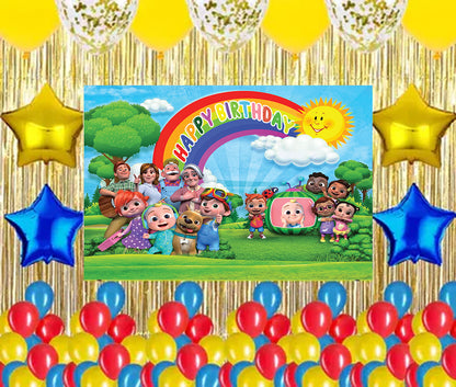 Cocomelon Theme Birthday Party Complete Party Set