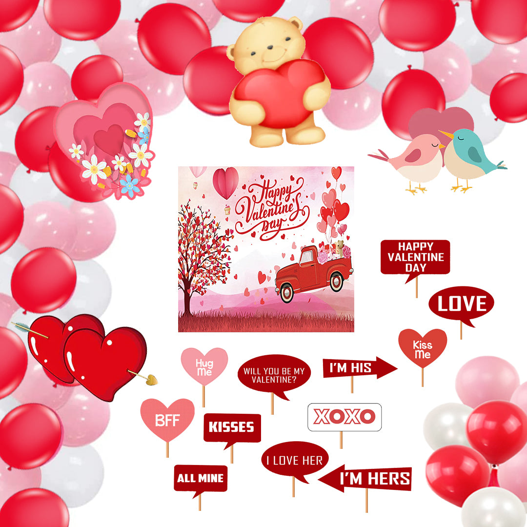 Valentine Party Decorations Complete Set