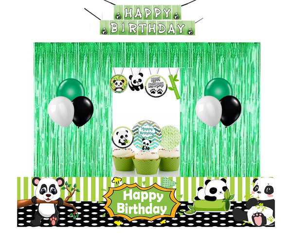 Panda Theme Birthday Party Decoration Kit