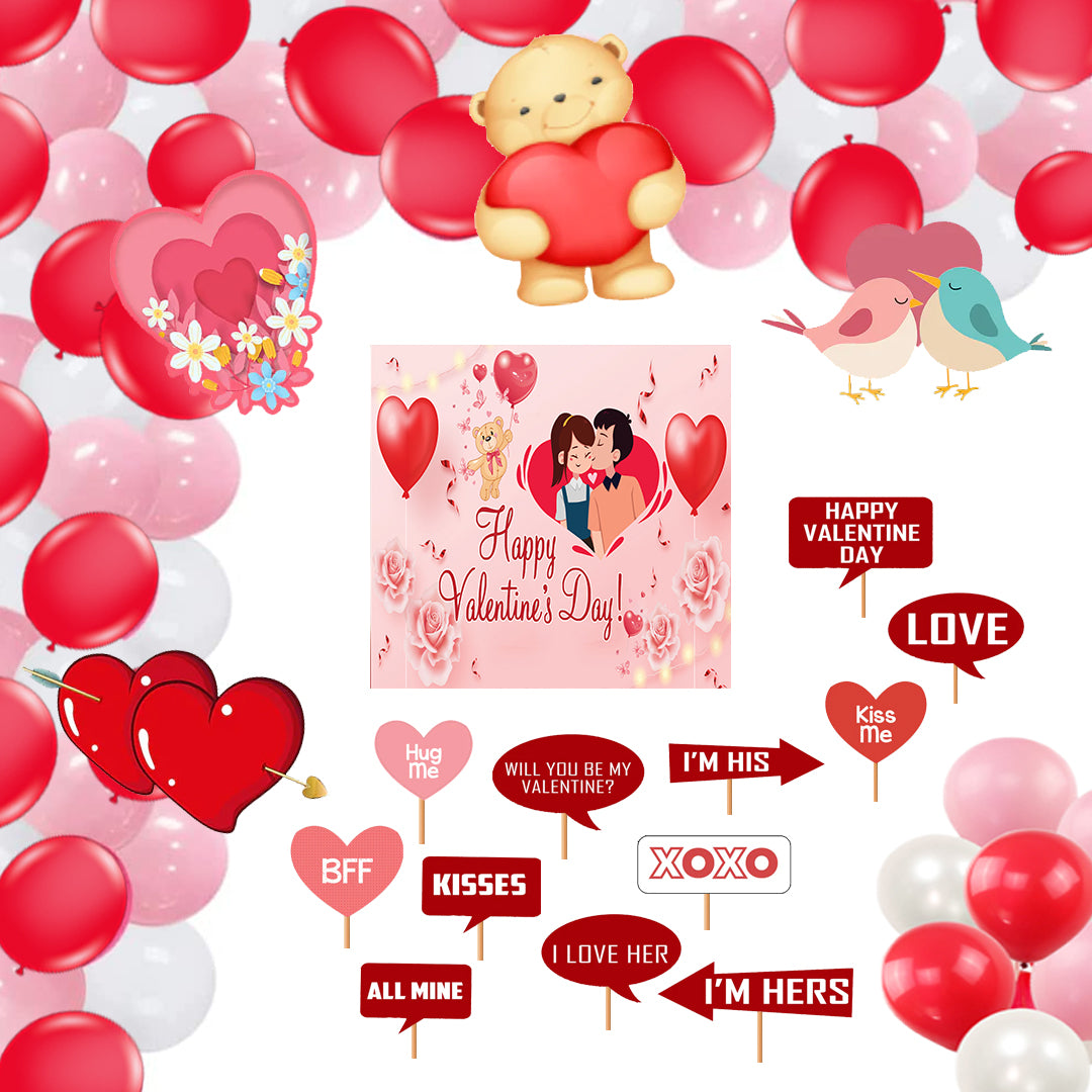 Valentine Party Decorations Complete Set