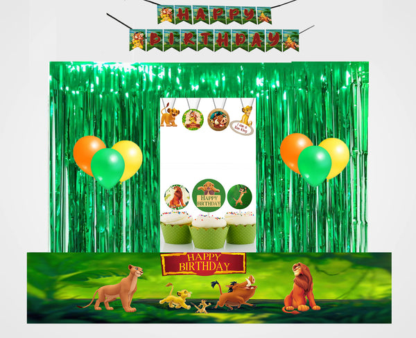 The Lion King Theme Birthday Party Decoration Kit
