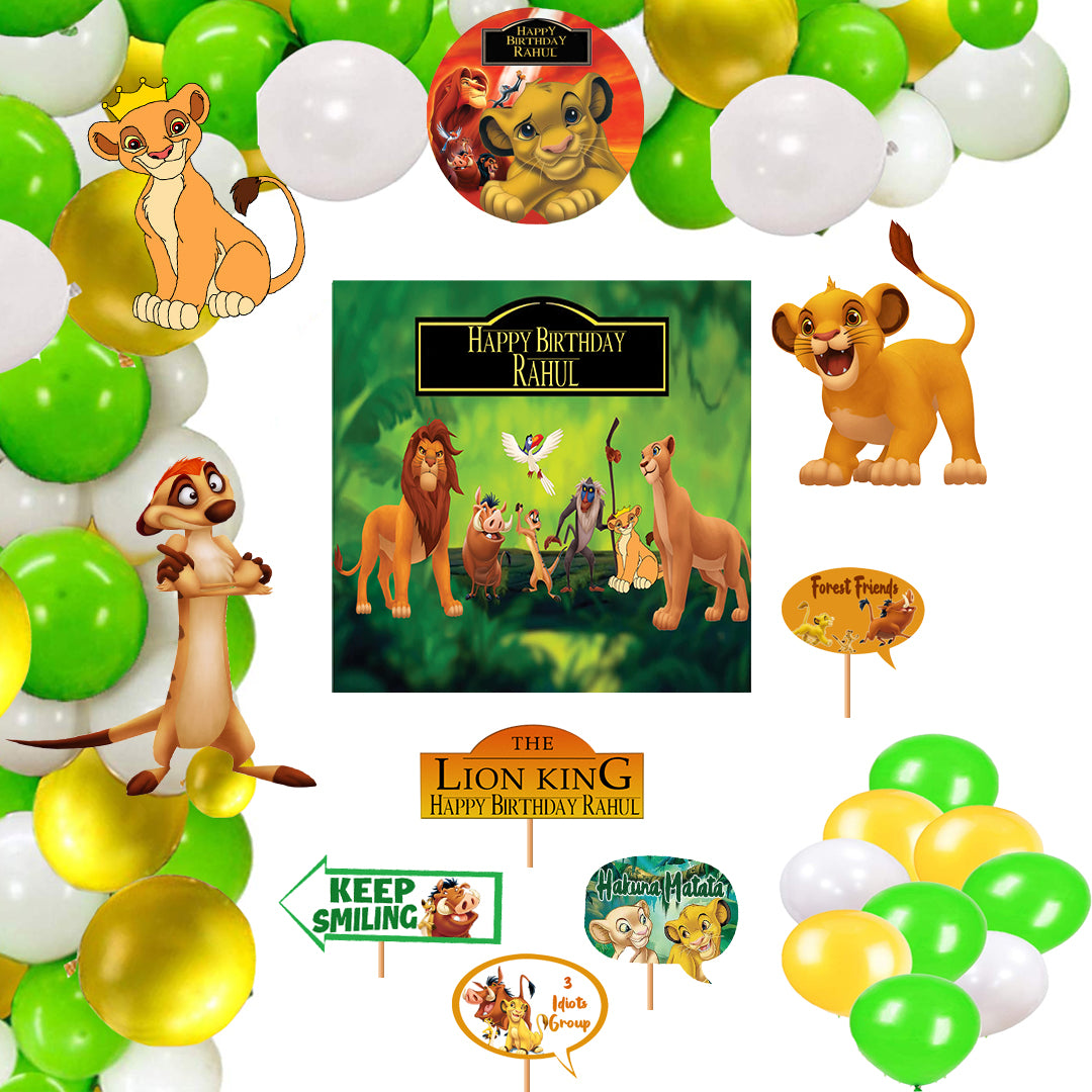 Buy The Lion King Theme Party Decorations | Party Supplies ...