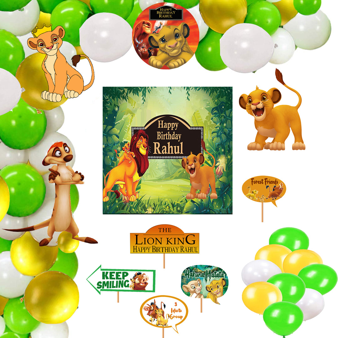 Buy The Lion King Theme Party Decorations | Party Supplies ...