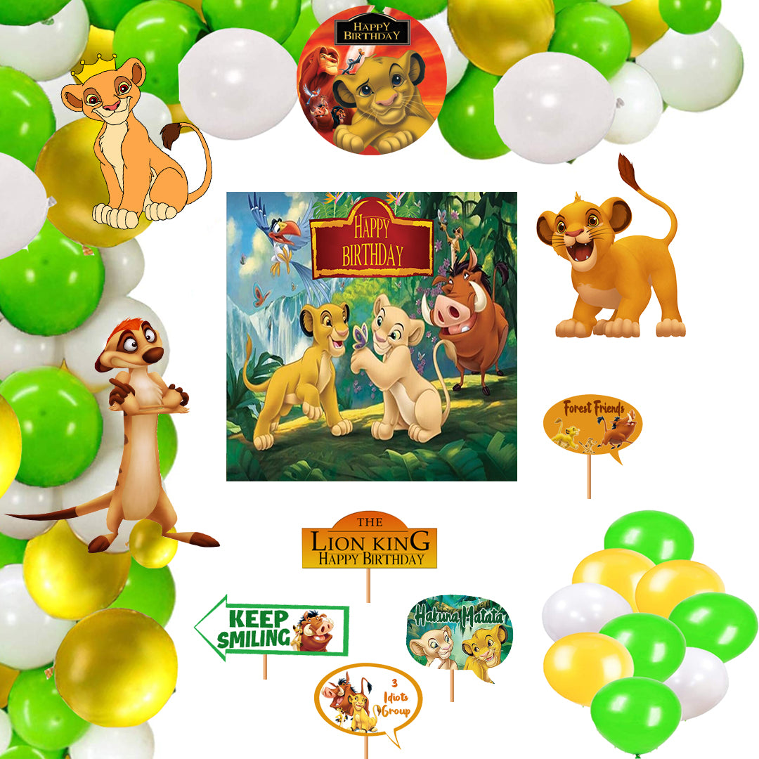 The Lion King Theme Party Complete Set for Decoration
