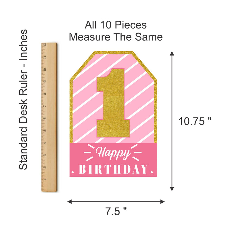 One Is Fun First Birthday Paper Door Banner for Wall Decoration
