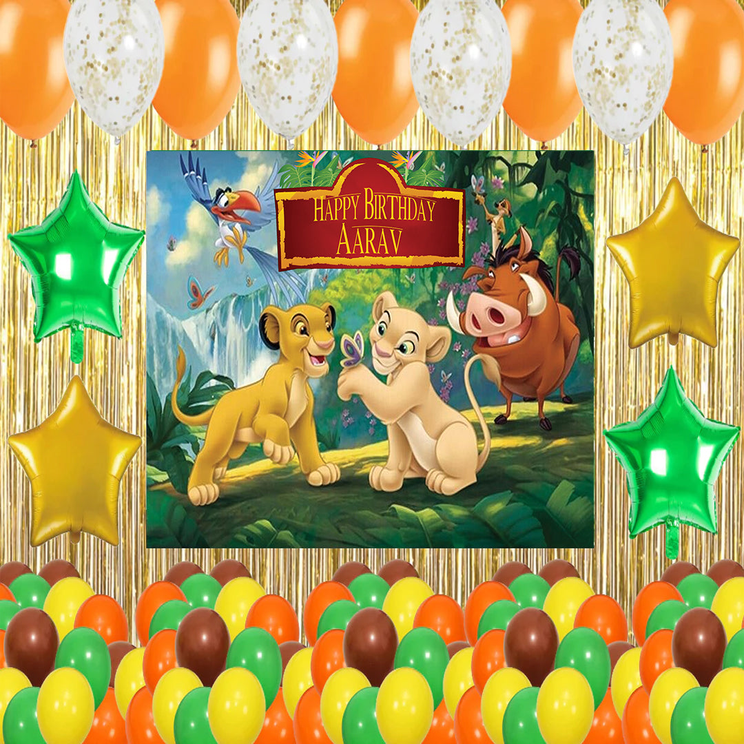 The Lion King Theme Birthday Party Decorations Complete Set