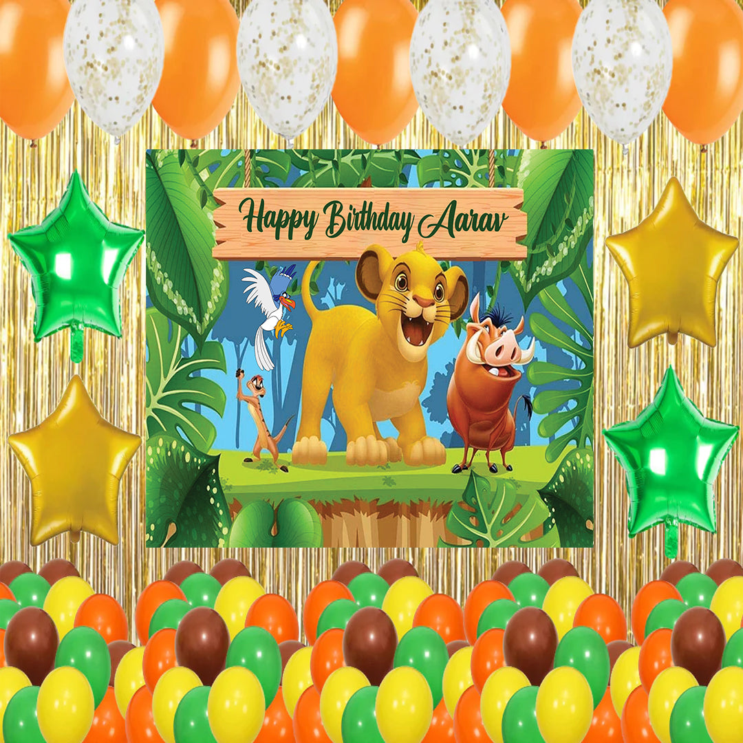 The Lion King Theme Birthday Party Decorations Complete Set