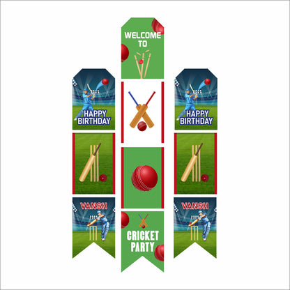 Cricket Theme Birthday Paper Door Banner for Wall Decoration