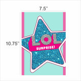 LOL Party Theme Birthday Paper Door Banner for Wall Decoration