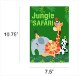 Jungle Theme Birthday Paper Door Banner for Wall Decoration