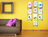 Art and Paint Theme Birthday Paper Door Banner for Wall Decoration