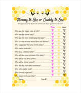 "What It Will Bee" Theme Baby Shower Games - Pack Of 10