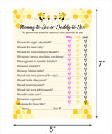 "What It Will Bee" Theme Baby Shower Games - Pack Of 10