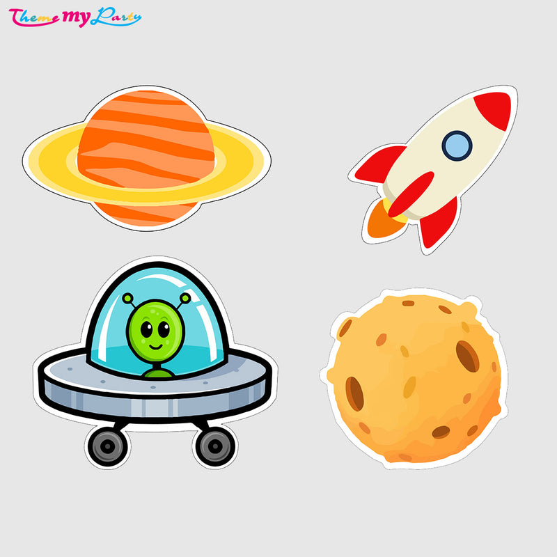 Space  theme Birthday Party Table Toppers for Decoration