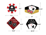 Casino/Card Party Hanging Set For Decoration