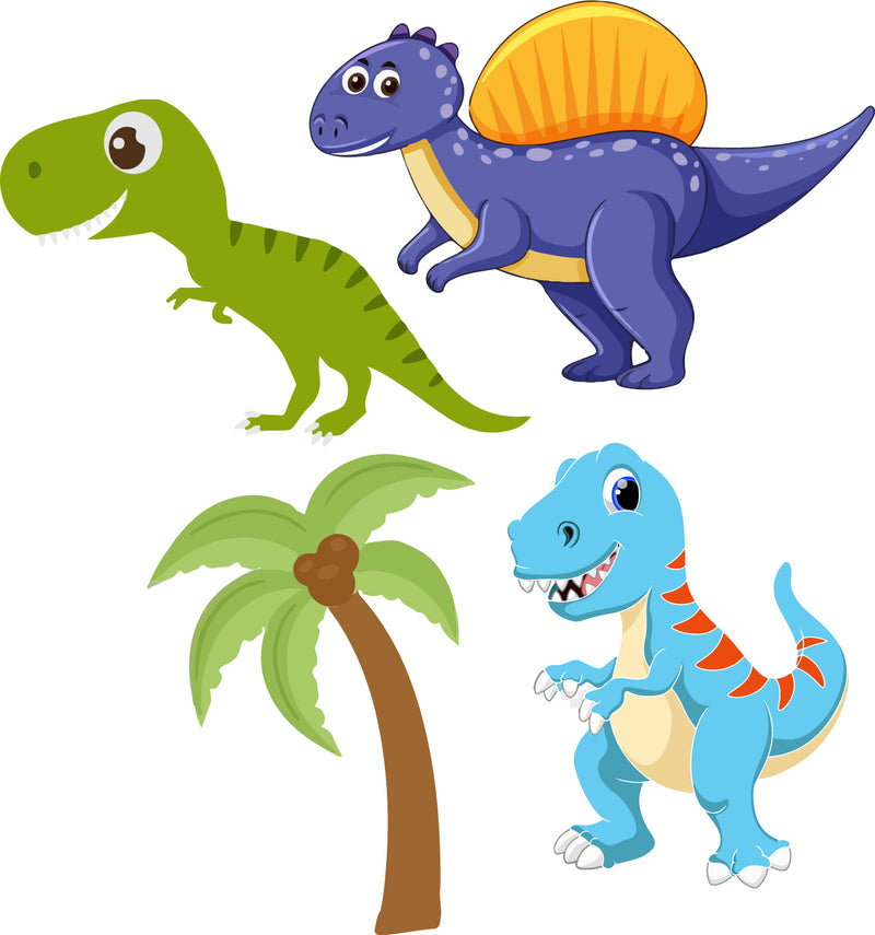 DINOSAUR THEME BIRTHDAY PARTY TABLE TOPPERS FOR DECORATION