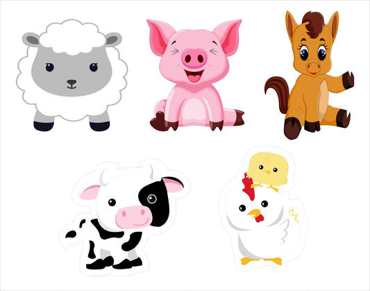Farm Animal Theme Birthday Party Theme Hanging Set for Decoration