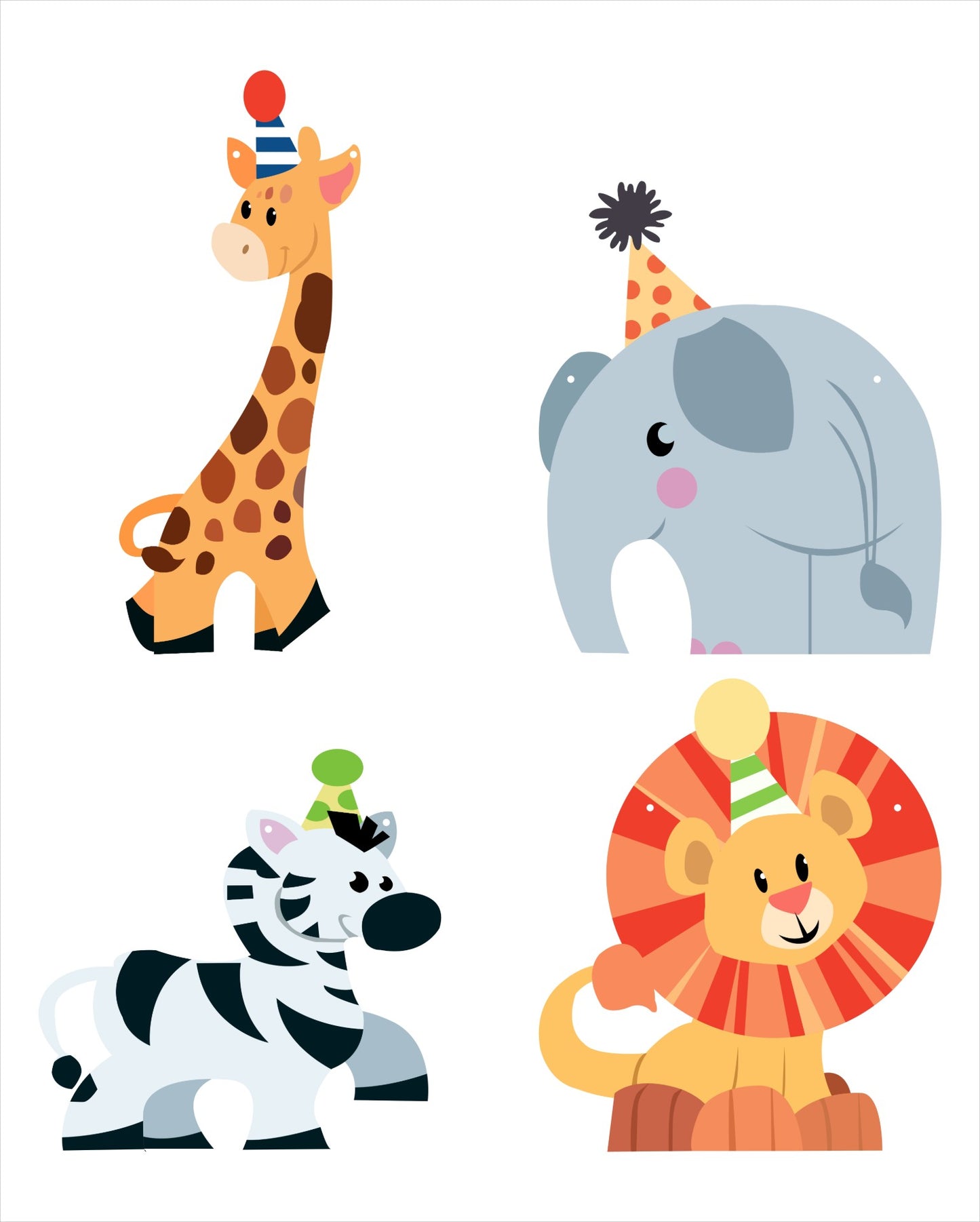 Jungle Theme Birthday Party Theme Hanging Set for Decoration