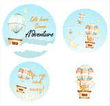Hot Air Theme Birthday Party Theme Hanging Set for Decoration