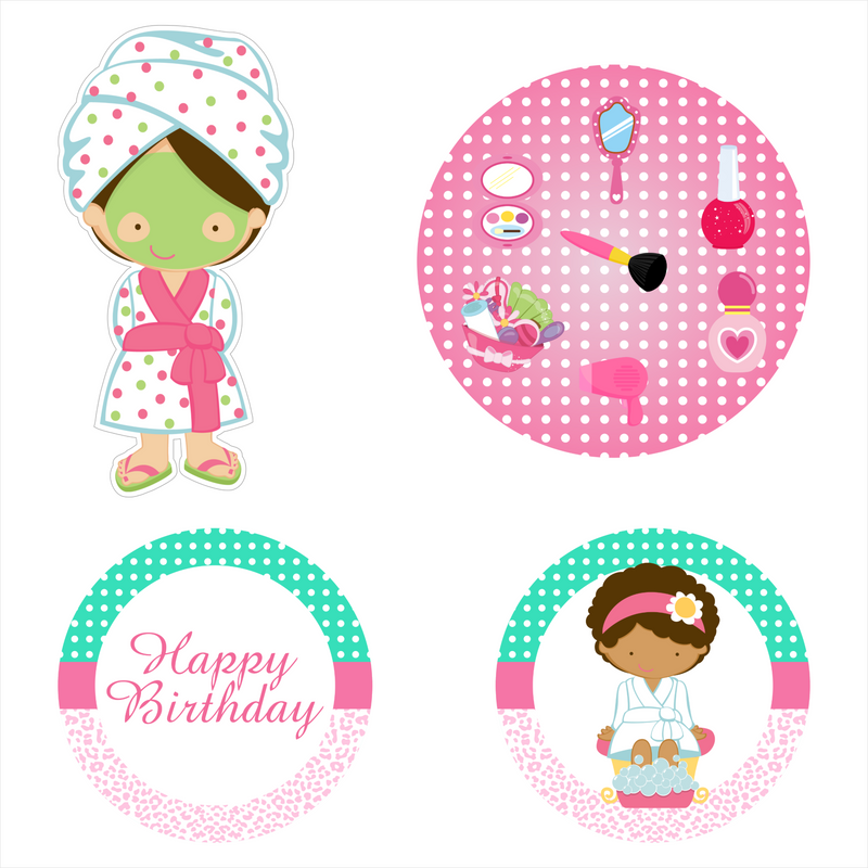 Spa Theme Birthday Party Hanging Set for Decoration