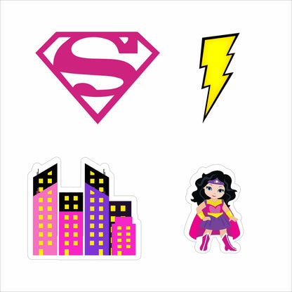 Super Girl Theme Birthday Party Hangings