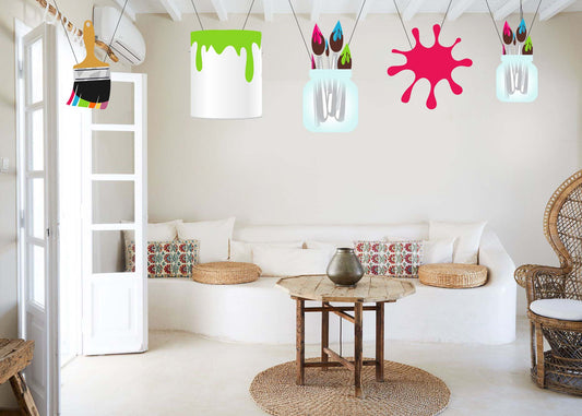 Art and Paint Theme Birthday Party Hangings