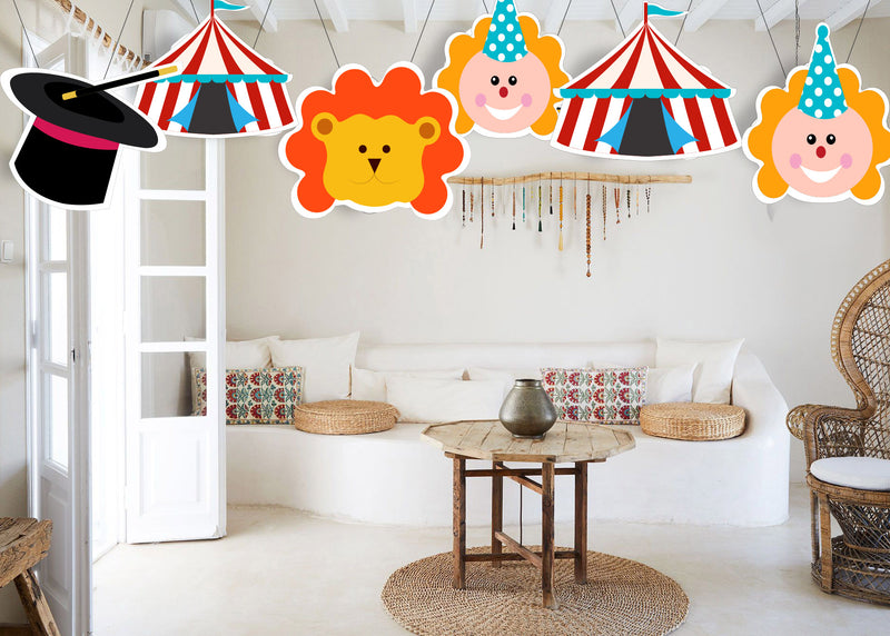 Carnival Theme Birthday Party Hanging Set for Decoration