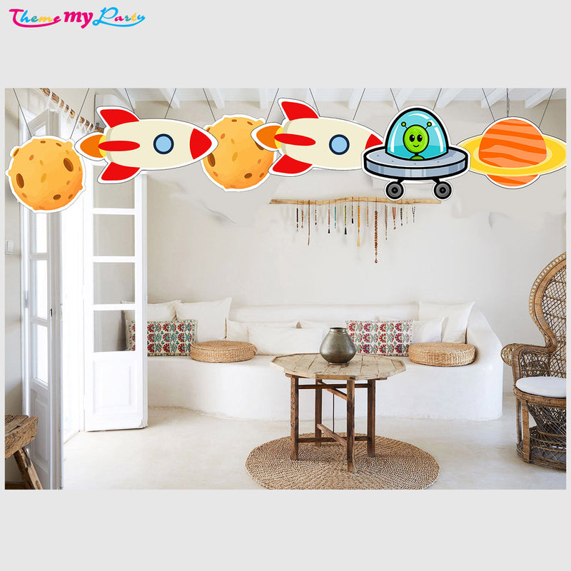 Space Theme Birthday Party Theme Hanging Set for Decoration