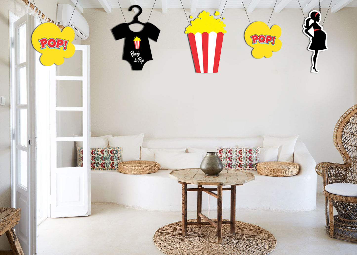 Ready to Pop Party Theme Hanging Set for Decoration 
