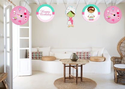 Spa Theme Birthday Party Hanging Set for Decoration