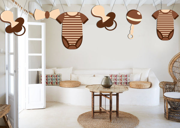 Oh Baby Party Theme Hanging Set for Decoration 