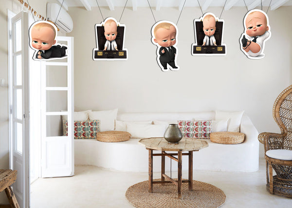 Boss Baby Theme Birthday Party Theme Hanging Set for Decoration