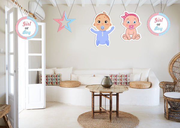 Baby Shower Party Theme Hanging Set for Decoration 