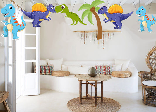 DINOSAUR THEME BIRTHDAY PARTY THEME HANGING SET FOR DECORATION