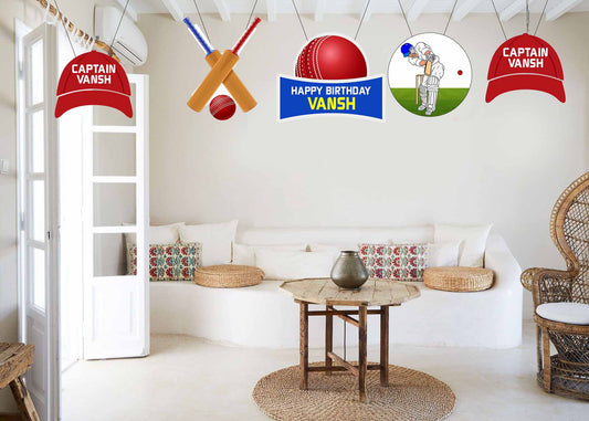 Cricket Theme Birthday Party Hangings
