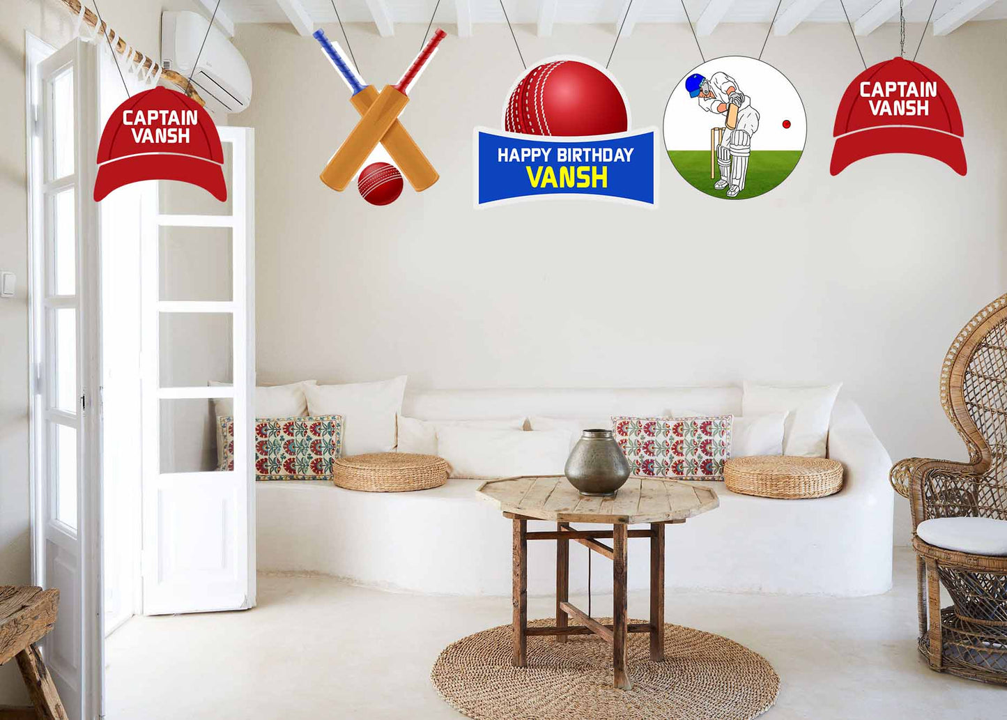 Cricket Theme Birthday Party Hangings