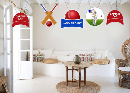 Cricket Theme Birthday Party Hangings