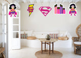 Super Girl Theme Birthday Party Hangings