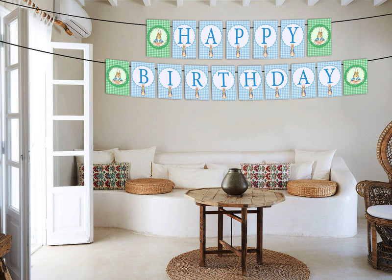 Some Bunny Is One Birthday Party Banner for Decoration