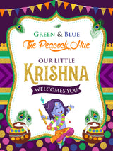 "Little Krishna"-Birthday Welcome Lawn Sign (Pack Of 1)