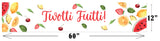 Twotti Fruity Theme Birthday Long Banner for Decoration
