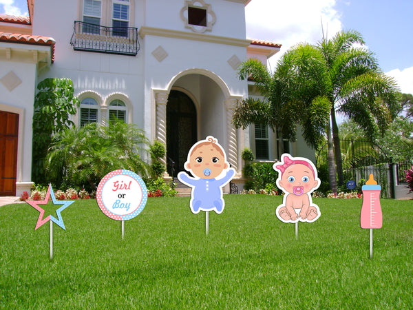 Baby Shower Party Cutouts 