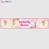 Butterflies & Fairies Theme Birthday Long Banner for Decoration